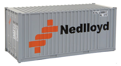 Walthers SceneMaster HO Scale Model of Ned 20' Corrugated Container with Flat Panel,Ned-Lloyd,949-8005