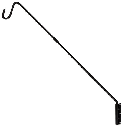 Juegoal Heavy Duty Deck Hook, 25 Inch or 36 Inch Wall Mounted Extended Reach Deck Hook Wall Pole Plant Bracket for Hanging Bird Feeder, Plants, Suet Baskets, Lanterns, Wind Chimes
