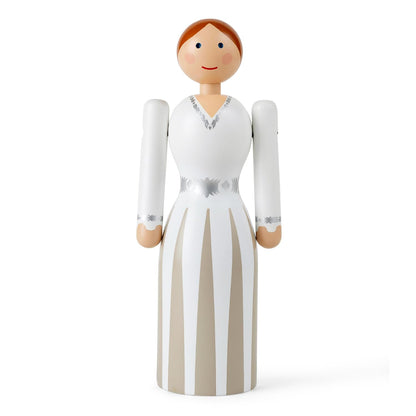 Kay Bojesen Bride Wooden Figurine | Painted FSC Beech | 6.7 in
