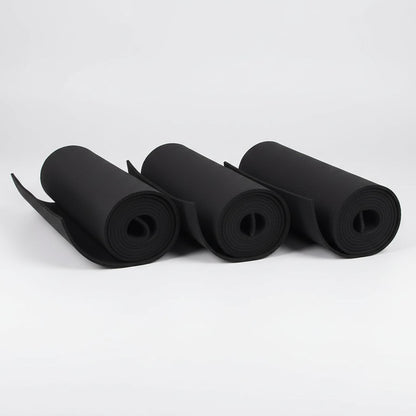 XCEL Multi-Purpose Crafting Foam Sheet Roll – Neoprene Rubber Sheets for Costumes Cosplay Packing Foam Gasket Material – Closed Cell Foam Padding in Various Options (Black, 48" x 12" x 1/8" (3 Pack))