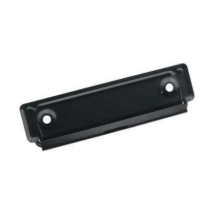 WELWIK 6PCS 2.8 Inch Long Black Polished Metal Clips with Rivets Mountable Clipboard Clamp Hardware Information/Documents/Menu Folder for Displaying Artwork