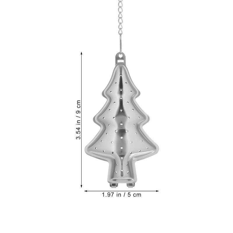 Abaodam Stainless Steel Tea Infuser Tree Shape 6-Pack Loose Leaf Tea Strainers Filters for Home Office Brewing Accessories