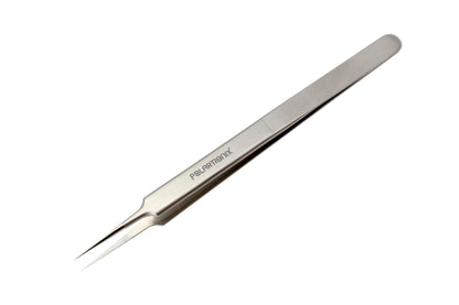 Ultra Fine Tip Tweezers Straight Tip Precision Titanium Alloy ESD Safe Micro Soldering Motherboard Work For iPhone iPad German, Silver Crafting, Watch repair ic holder 0.1mm