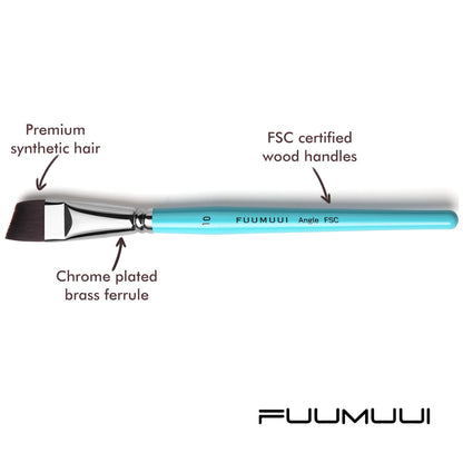 Face Paint Brush Set, Fuumuui 7Pcs Professional Artist Paint Brushes for Body Painting Art Halloween Cosplay Makeup Easter Acrylic Oil Gouache Watercolor for Beginners & Advanced Artists