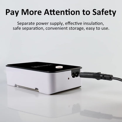Portable Space Heater YOUCIDI Mini Desk Heater Electric Fan Air Warmer for Room/Office/Desktop Black