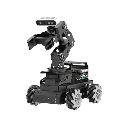 HIWONDER ROS2 Robot Car with ChatGPT Large AI Models, 6DOF Robotic Arm SLAM Mapping Navigation AI Vision Voice Control Scene Understanding ROS Education, LanderPi Starter Kit Without RaspberryPi