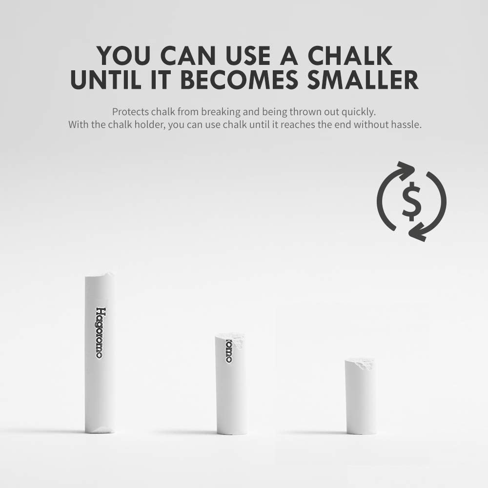 Hagoromo Chalk Holder with Magnet Attached [Yellow Body & Chalk]