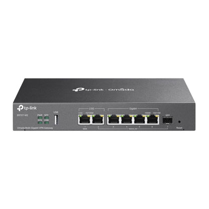 TP-Link ER707-M2 | Omada Multi-Gigabit VPN Router | Dual 2.5Gig WAN Ports | High Network Capacity | SPI Firewall | Omada SDN Integrated | Load Balance | Lightning Protection