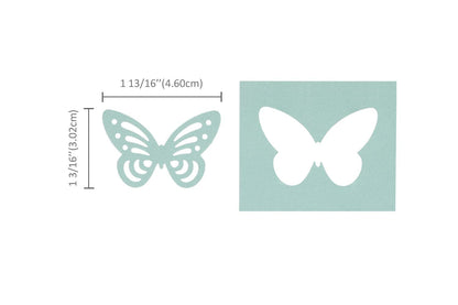 Bira Craft 1.5 inch Butterfly Silhouette Craft Lever Punch for Scrapbooking and Arts(Butterfly)