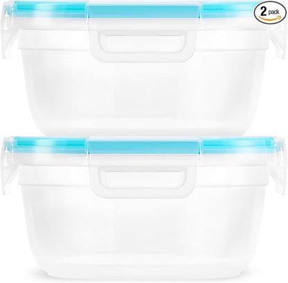Snapware Total Solution Plastic Food Storage Containers Set, Leakproof &