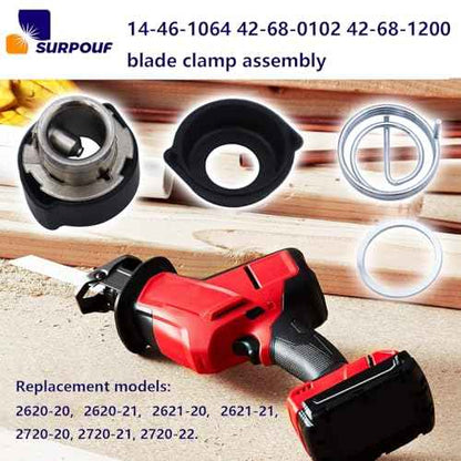 14-46-1064 42-68-0102 42-68-1200 Blade Clamp Assembly Kit Supersedes Compatible with Milwaukee Replace Sawzall Models 2620-20, 2620-21, 2621-20, 2621-21, 2720-20, 2720-21, 2720-22