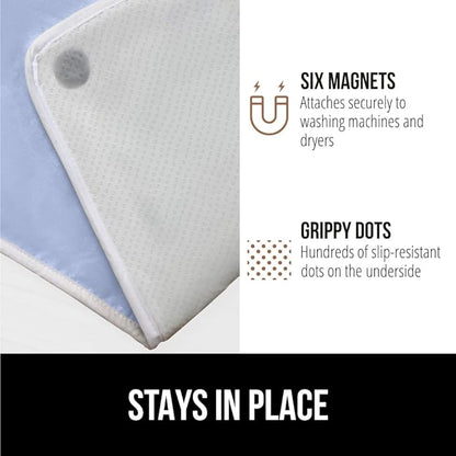 GORILLA GRIP Ironing Mat, Portable Iron Pad, Magnetic Cover