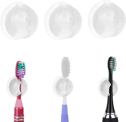 6 PCS Suction Cup Toothbrush Holder