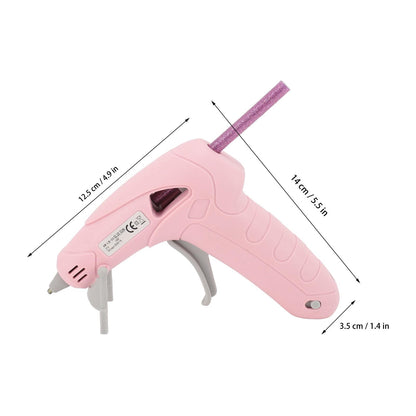 Cordless Hot Glue Gun Kit, Rechargeable, Fast Preheating, 2200 mAh, with 30 Glue Sticks, for Art, Crafts, Decorations