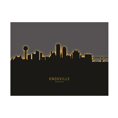 Trademark Fine Art 'Knoxville Tennessee Skyline Glow II' Canvas Art by Michael Tompsett