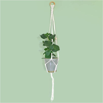 Calm Club 'Hang Time' Macrame Kit | Macrame Plant Hanger Kit | Macramé Hanging Planter Craft Kits | Mindfulness Gifts | Relaxation Arts and Crafts for Adults: Macrame Cord, Beads, Rings & Tutorial