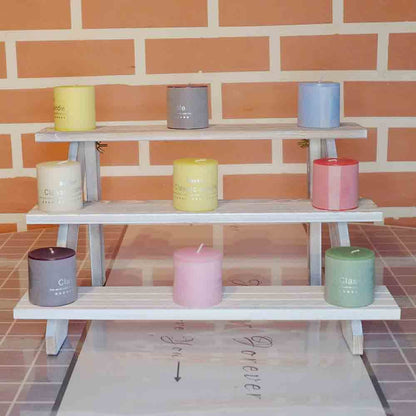 Display Riser, Earring Display Stands, Organizer for Vendor white(3tier)