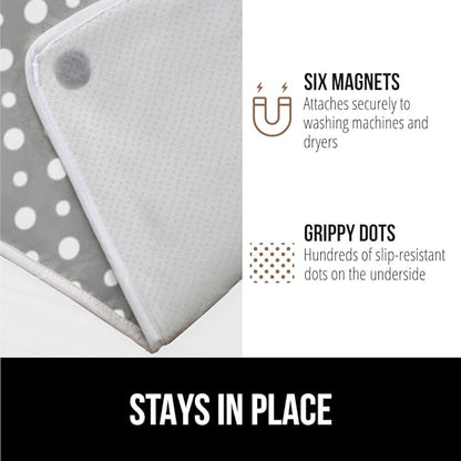 GORILLA GRIP Ironing Mat, Portable Iron Pad, Magnetic Cover