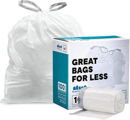 Plasticplace Custom Fit Trash Bags, Compatible