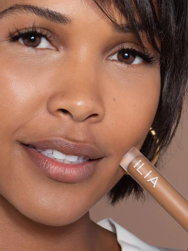 ILIA - True Skin Serum Concealer | Non-Comedogenic, Cruelty-Free, Vegan, Safe For Sensitive Skin, Reduces Appearance of Dark Circles + Blemishes (Arrowroot SC.5, 0.16 oz | 5 ml)