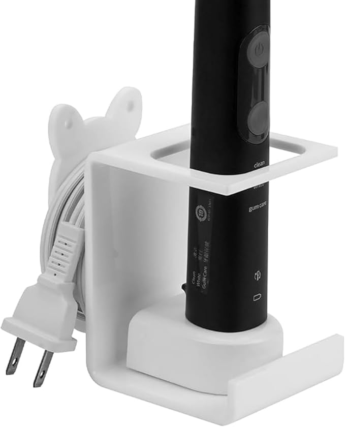 Electric Toothbrush Holder Wall Mounted, Electric Toothbrush Cord Organizer