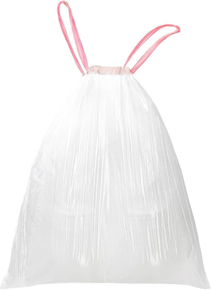 1.2 Gallon Small Trash Bags Drawstring, Mini Garbage Bags, 1.14Mil Thickness