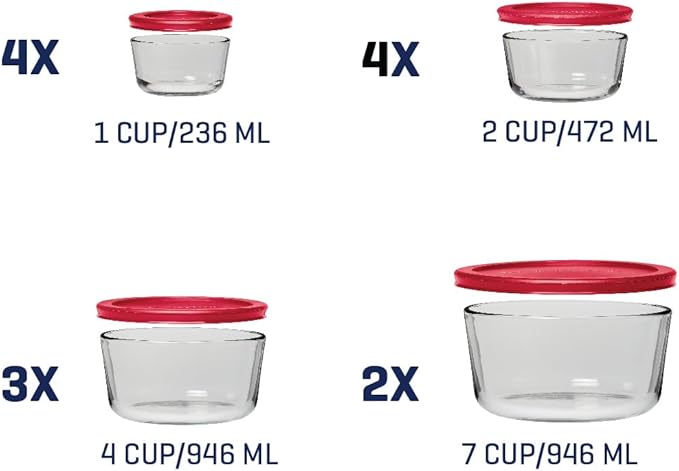 Anchor Hocking 26 Piece Glass Storage Containers