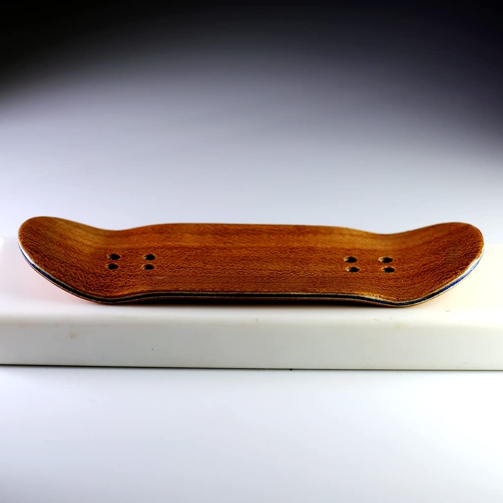 Noahwood Rose Wood Fingerboard Complete (9.0 Short Nose Short Tail Handmade Deck) + (34mm Lavender Six Truck + Orange Soul Wheel)