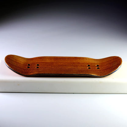 Noahwood Rose Wood Fingerboard Complete (9.0 Short Nose Short Tail Handmade Deck) + (34mm Lavender Six Truck + Orange Soul Wheel)