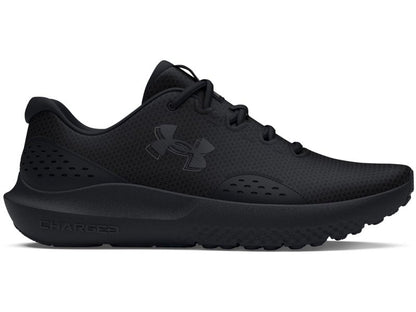 Under Armour Men's Charged Surge 4, (002) Black/Black/Black, 9, US