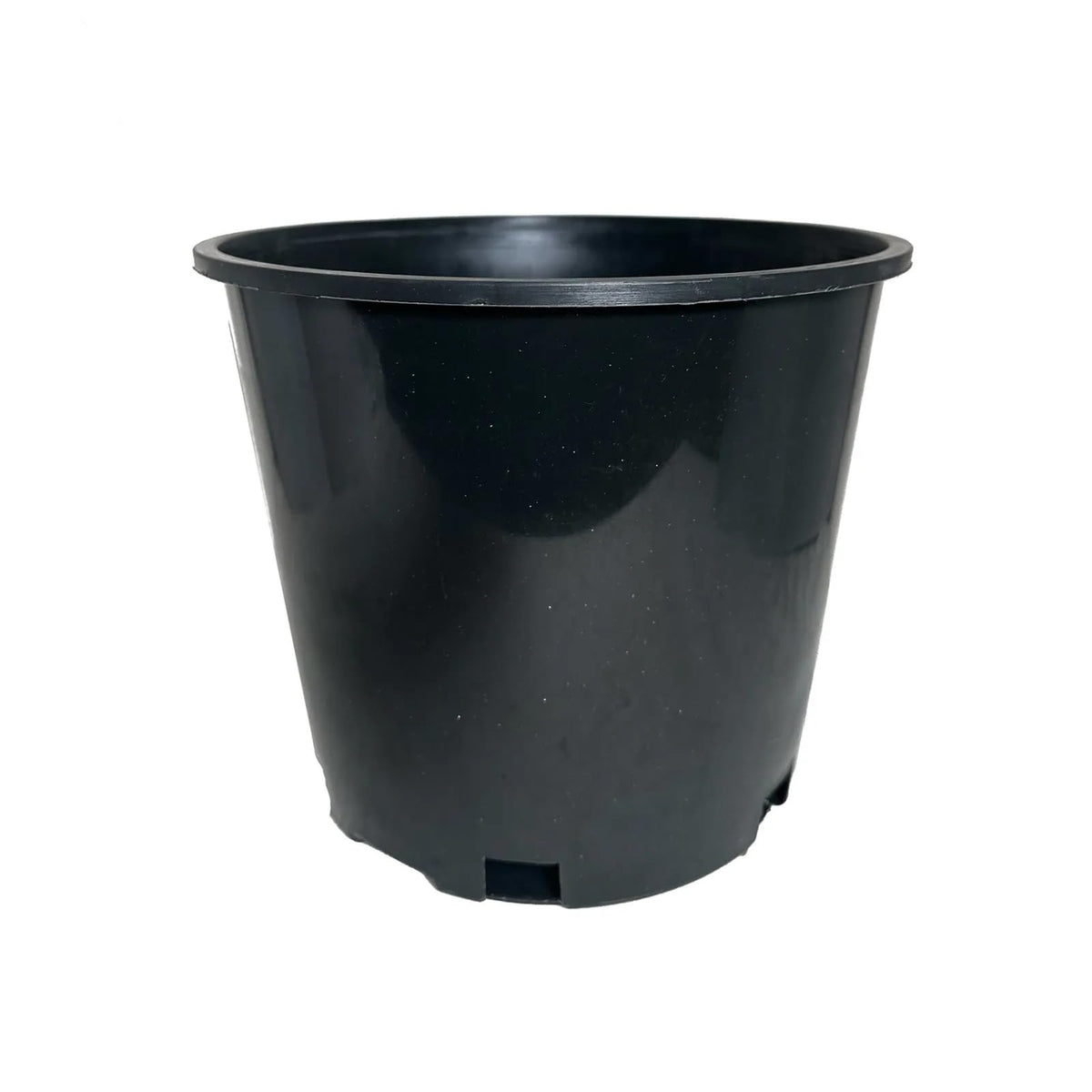 3 Gallon Nursery Pots - Professional Heavy Duty Injection Molded Plastic Plant Pots with Drainage Holes – 11 Inch Round Flower Pots for Shrubs, Perennials & Tropicals – Stackable (5)