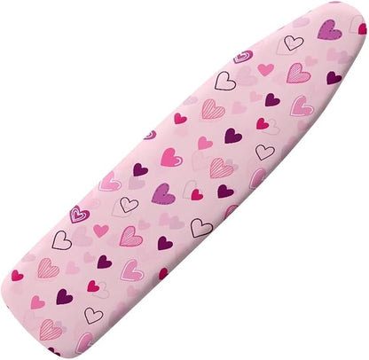 Pink Hearts Ironing Board Cover Soft Stain Resistant Ironing Board Cover