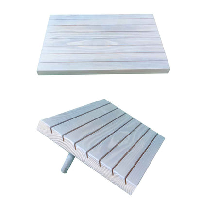 LUBANHAND Wooden Portable Earring Card Display stand For Vendors White