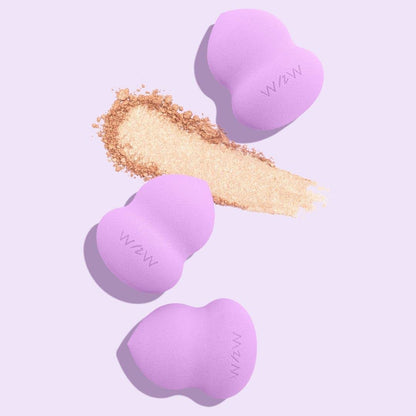 wet n wild Makeup Sponge - Low Product Absorption for Streak-Free Application, Effortless Blending Beauty for a Smooth Professional Looking Finish, Cruelty-Free & Vegan-Pink