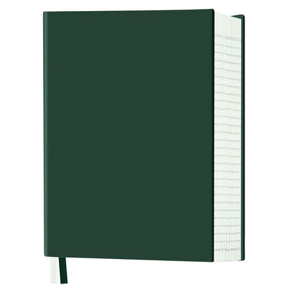 Notebook Journal, Dotted Journal, 8.5" x 11", 400 Pages Dot Grid Notebook, No Bleed Thick Paper, Leather Journal for Bullet Journaling, Work, School, Notes, 125pcs Sticky Tabs, Inner Pocket, Green