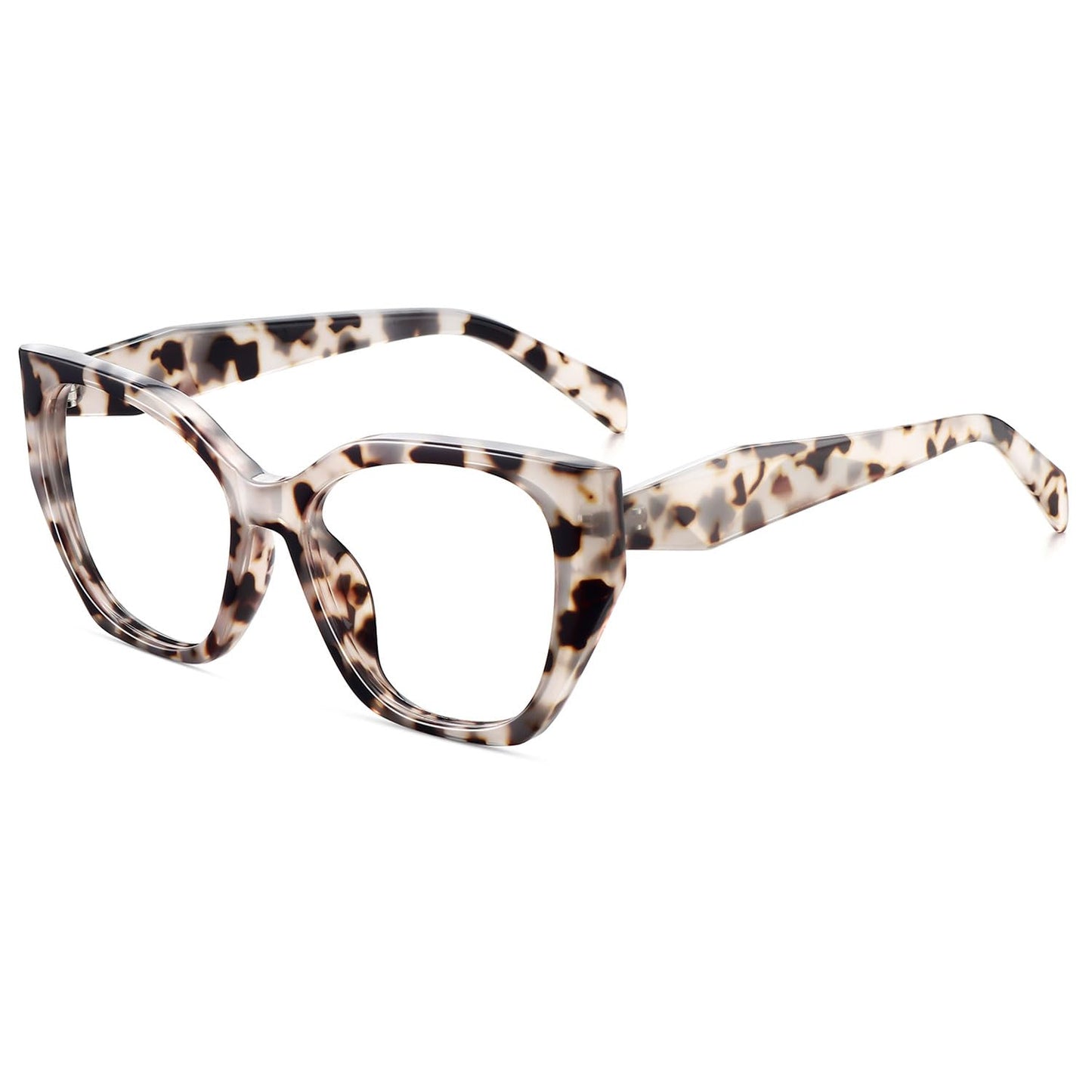 MEETSUN Blue Light Blocking Glasses for Women Men Cateye Vintage Square Anti Blue Light Glasses UV Ray Computer Gaming Glasses(Cream Tortoise)