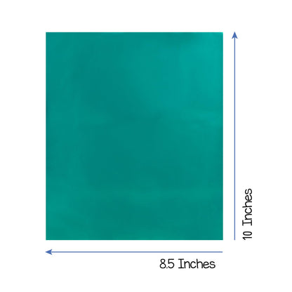 Hygloss Metallic Foil Paper - 50 Sheets 10 Assorted Metallic Foil Paper - 8.5x10 Inches - Ideal Foil Papers for Crafts - Shiny Craft Sheets