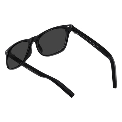 Smart Sunglasses Glasses for Men Women with AAC Speaker Open Ear Music Touch Buttons Remote Photo Voice Assistant Hand-free Calling, Unisex Audio Intelligent Bluetooth 5.0, Great Gift for Friends