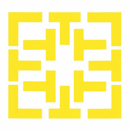 Champion Sports Rhino Pickleball Court Boundary Marker Set, Yellow