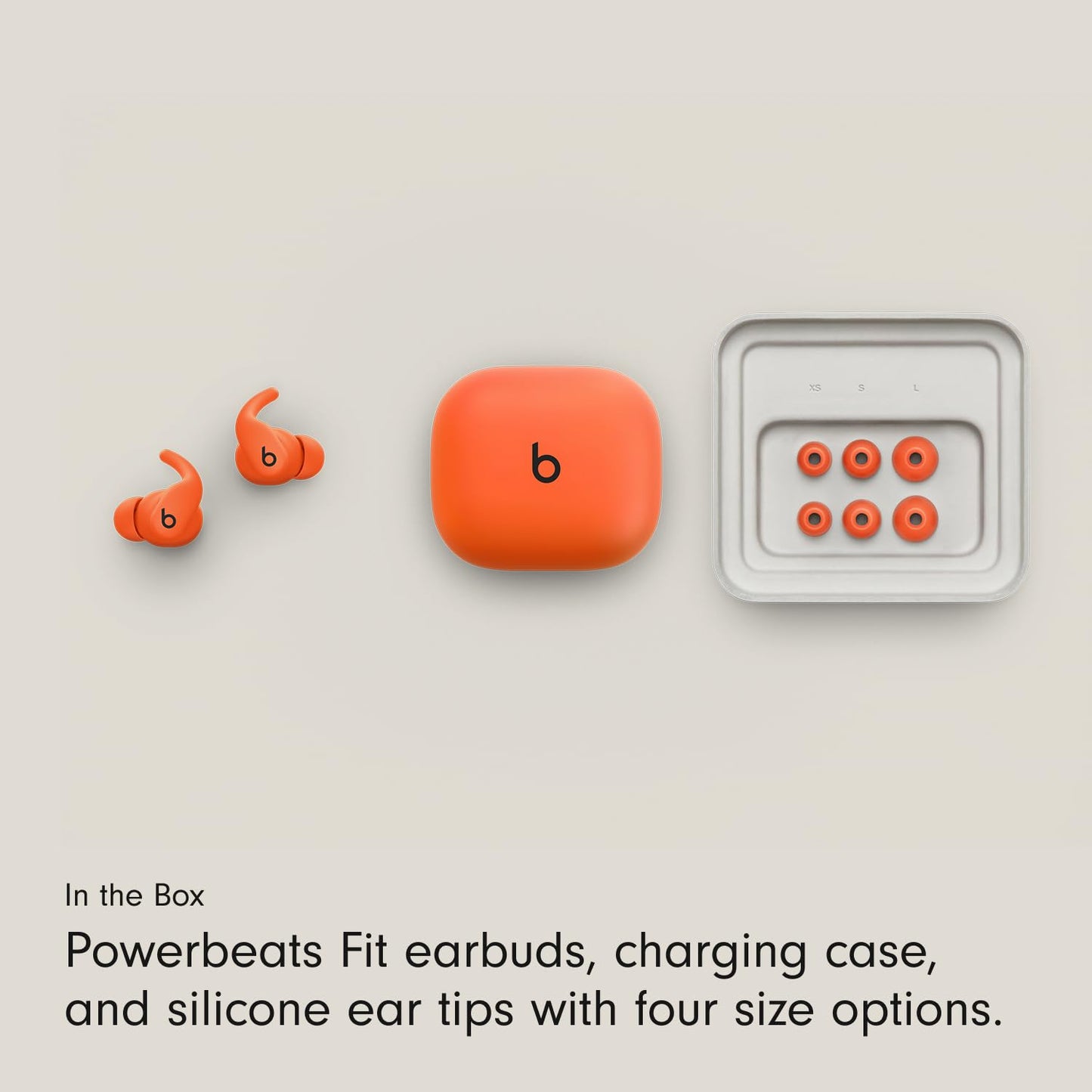 Beats - Powerbeats Fit - Wireless Noise-Cancelling Workout Earbuds with Ultimate Secure Fit with AppleCare+ (2 Years) - Power Pink