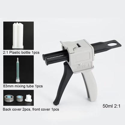 50ml 2:1/1:1 Dispenser Gun Kit Silicone glue gun, dispensing gun, Dispensing gun kit 2:1 set