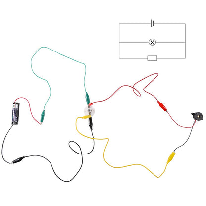 Sntieecr Electric Circuit Motor Kit, Science Experiment Educational Montessori Learning Kits Set for Kids DIY STEM Engineering Project, for Kids