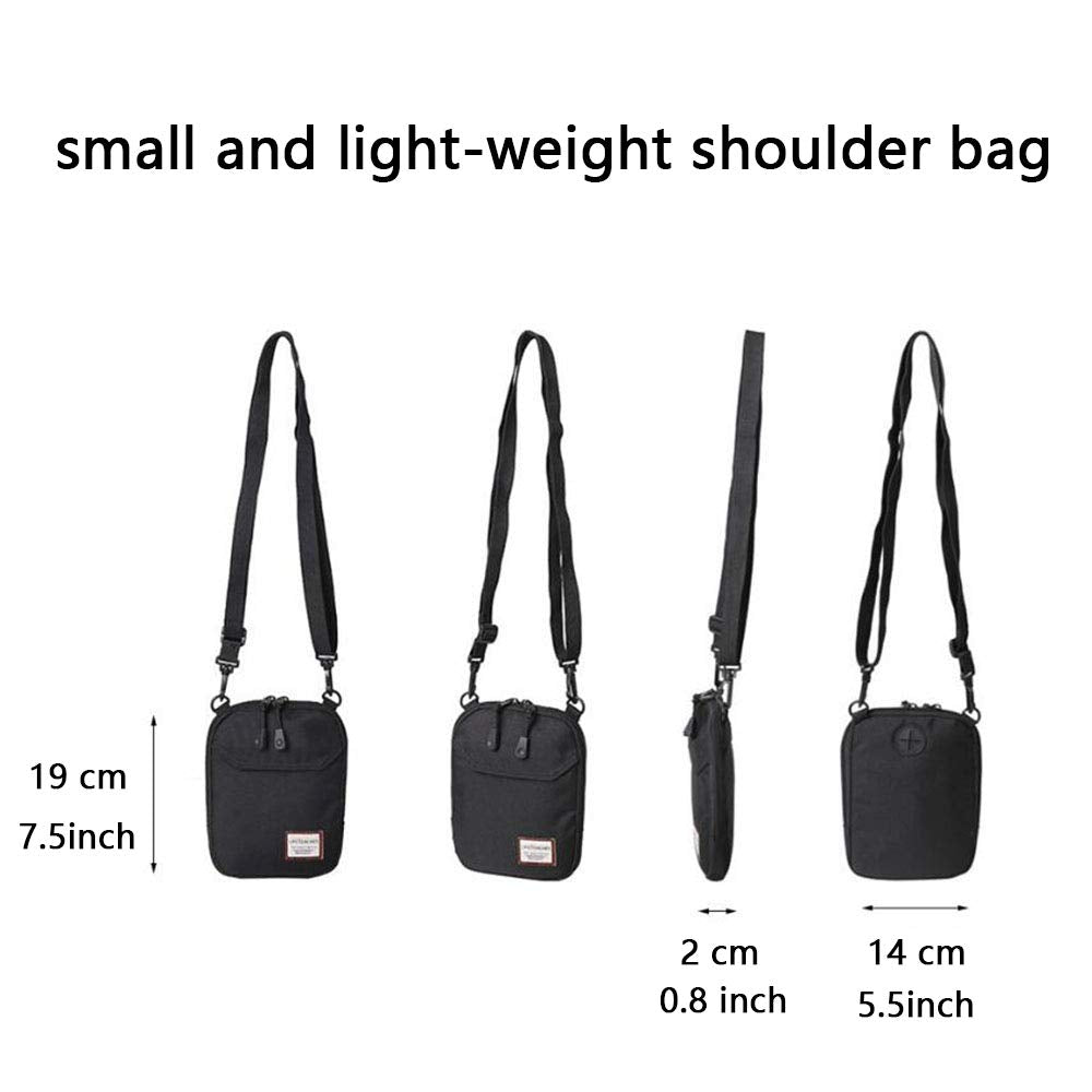 Mini Crossbody Bags Small Shoulder Satchel Bag Neck Pouch Bag for Men and Women