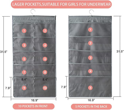 Bseash Enlarged Closet Hanging Bra Organizer