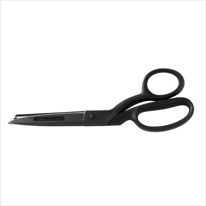 Gingher Featherweight Bent Handle Scissors - 8" Stainless Steel Shears - Sharp Fabric Scissors - Black