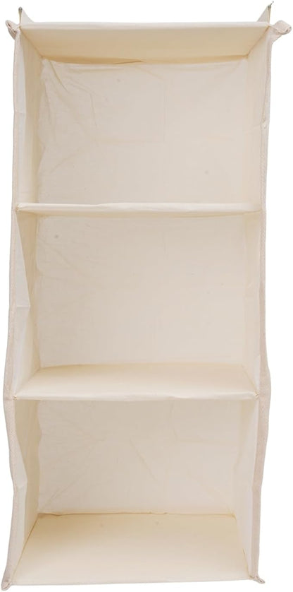 Ofiray-home Hanging Closet Organizer, 3-Tier Breathable Storage Bags