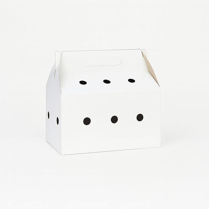 Disposable pet Carriers for Small animals-12 Pack (White)