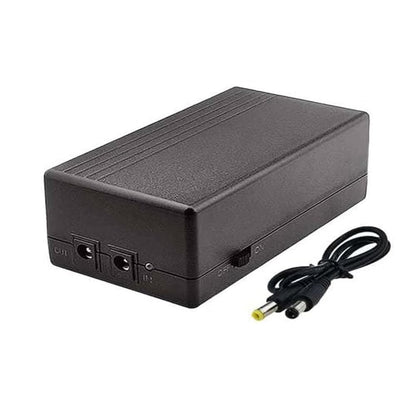 Mini UPS 9V Lithium Battery Backup DC Power Supply, 1A 4000mAh Rechargeable CE Certified Uninterrupted UPS for WiFi Router, Small POS, Alarm, ADSL Modem, Guitar & LED Light