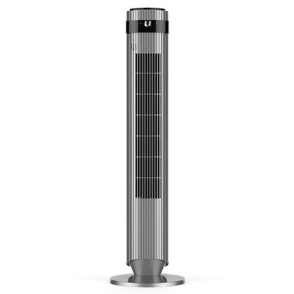 OLIXIS Tower Fan for Bedroom, Floor Standing Fan with Remote, 12H Timer, 5 Speeds, 4 Modes, LED Display, Portable Bladeless Oscillating Cooling Fan for Indoor, Home, Office