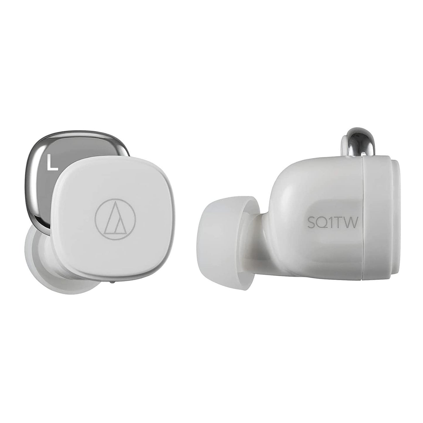 Audio-Technica ATH-SQ1TWWH Wireless in-Ear Headphones, White